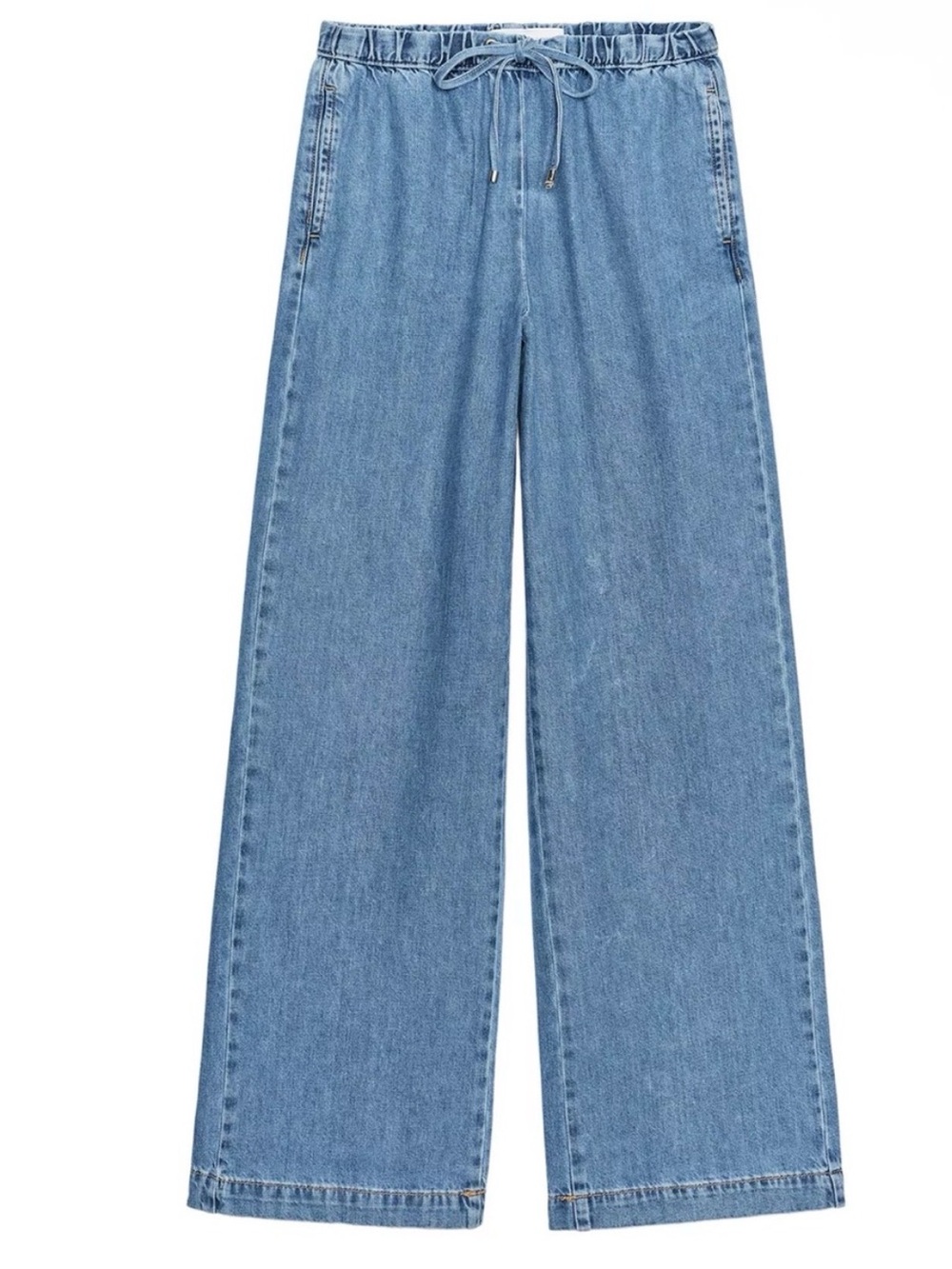 🌺NWT Zara WIDE LEG lightweight jeans 🌺